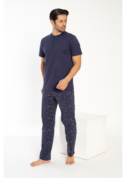 Erkek Süprem Patlı Kısa Kol Pijama