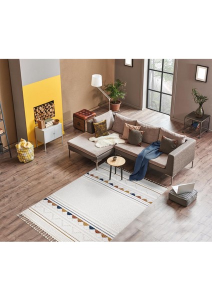 İpek Halı Lupin 18501 Iç ve Dış Mekan Dekoratif Loop Halı – İpek Mekik Hali