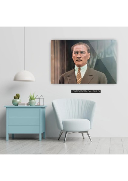 Atatürk Resmi Cam Tablo 3