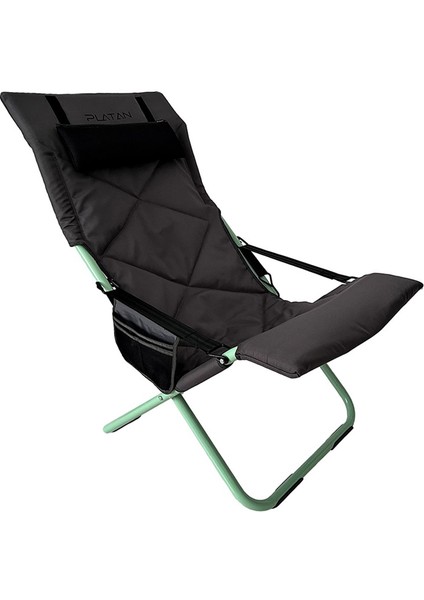 Chair Ones-E Şezlong Tipi Katlanır Kamp Piknik Bahçe Karavan Sandalyesi