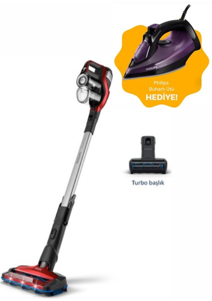 Sarjlı Süpürge XC7043 Philips Buharlı Ütü Hediyeli