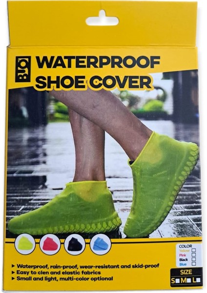 Su Geçirmez Silikon Ayakkabı Kılıfı - S Beden(30-34)