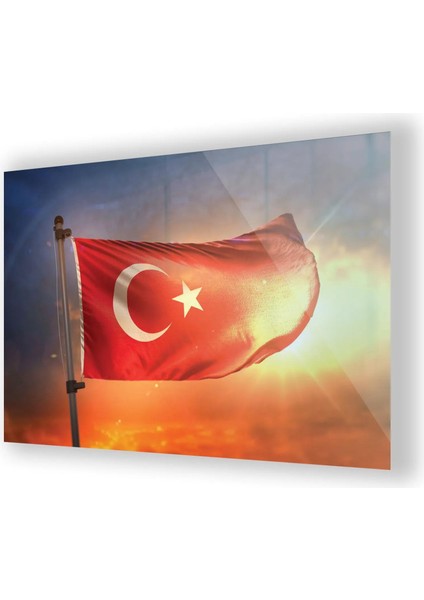 Türk Bayrağı Cam Tablo fiyatları
