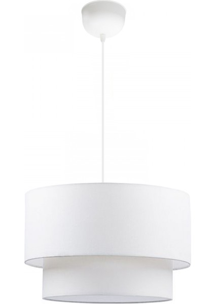 Deko Pasta Beyaz Kumaş Tekli Sarkıt Avize fiyatları