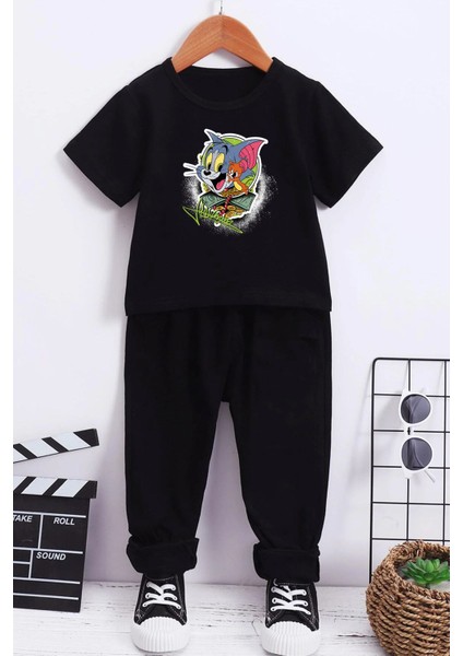 Çocuk Tom & Jerry Alt - Üst Eşofman Takımı