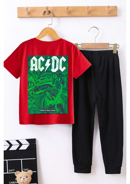 Çocuk Acdc Alt - Üst Eşofman Takımı