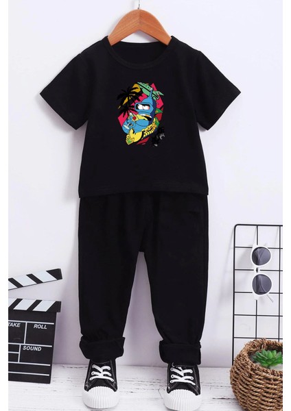 Çocuk Crazy Banana Alt - Üst Eşofman Takımı