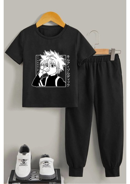 Çocuk Killua Zoldyck Alt - Üst Eşofman Takımı