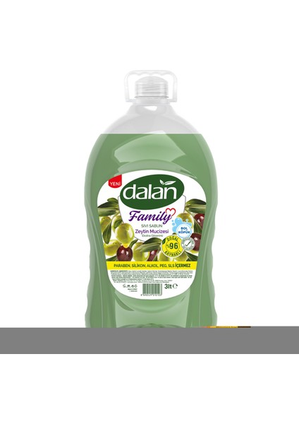 Sıvı Sabun Zeytin Yaglı 3 Lt x 4 Adet