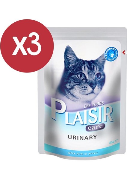 Urinary Pouch Kedi Konservesi 3X85 gr