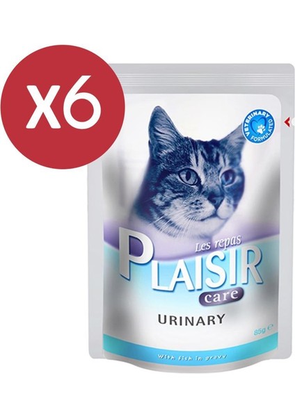 Urinary Pouch Kedi Konservesi 6X85 gr