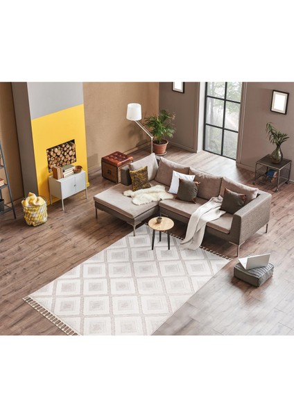 İpek Halı Lupin 18508 Iç ve Dış Mekan Dekoratif Loop Halı – İpek Mekik Hali