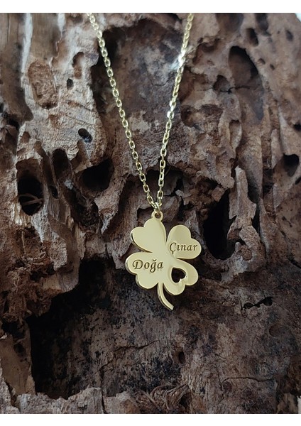 Gümüş Isimli Yonca Kolye 4 Yapraklı Yonca Kolye fiyatları
