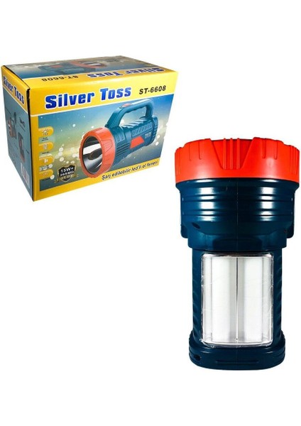 Silver Toss ST-6608 15 Watt + 26 Smd Led'li Işıldaklı Projektör