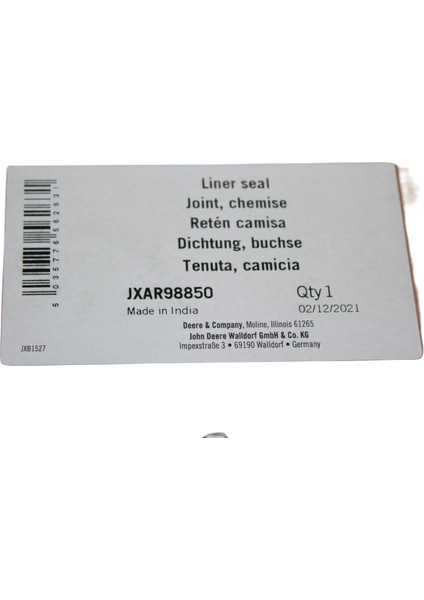 6 Adet Set AR98850 Silindir Piston Liner O-Ring Kiti - 6076T-A-H, 6466D-T-A, 6081 [8.1L], 8430, 8450 Uyumlu modelleri