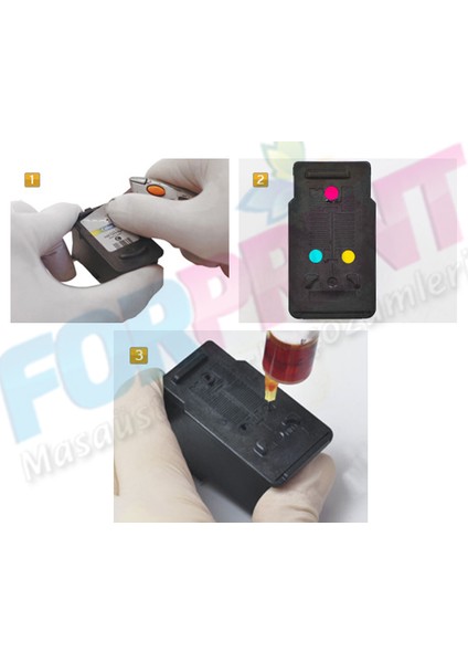 Canon Pıxma TS3150/TS3350 Yazıcı Uyumlu Forprint Dolum Seti 4X100ML