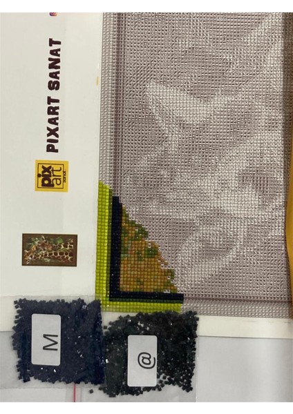 Minik Yuvalarındaki Kuşlar Pixart Sanat Elmas Mozik Tablo Daimond Türkiye 36*69