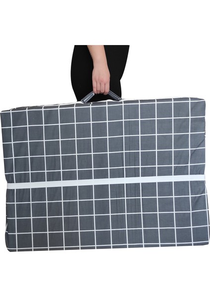 Katlanır Yatak Yer Yatağı Sünger Yatak Tek Kişilik 80X180 Gri Pano 6 cm