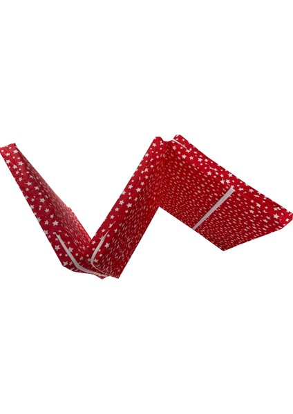 Tek Kişilik Katlanır Yer Yatağı Sünger Yatak Kırmızı Yıldız 80X180 Cm-6 cm