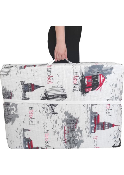 Istanbul Desen Katlanır Tek Kişilik Portatif Süngerli Minder Tek Kişilik 80X180 cm modelleri