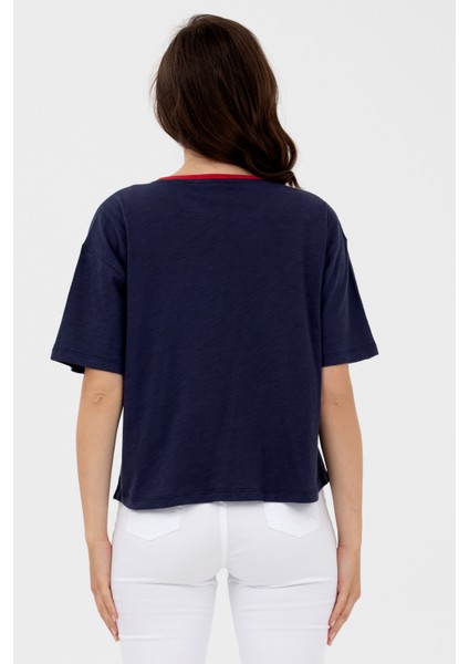 Logo Baskılı Comfort T-Shirt