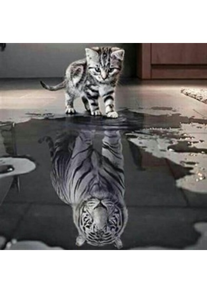 Suda Ki Dev Yansıma Pixart Sanat Elmas Mozik Tablo Daimond Türkiye 53*53