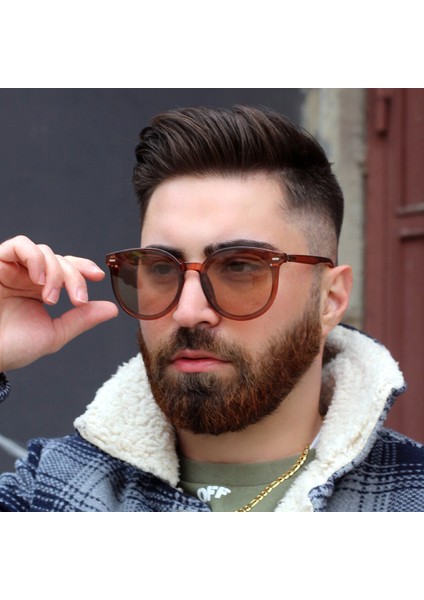 Jacque Kahverengi Unisex Güneş Gözlüğü fırsatları