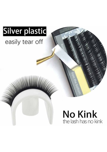 0,15 Kalınlık D Kıvrım Mix İpek Kirpik 7-15 mm Boy Aralığı fiyatları