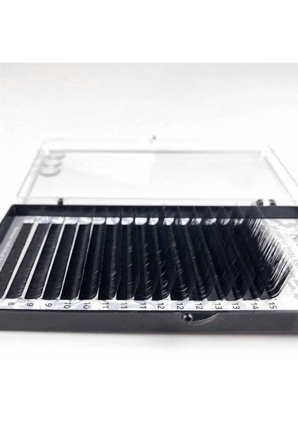 0,15 Kalınlık D Kıvrım Mix İpek Kirpik 7-15 mm Boy Aralığı modelleri