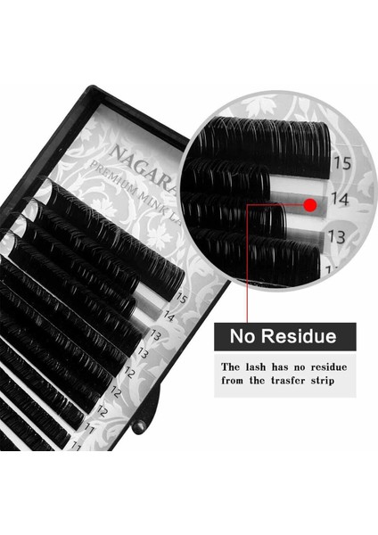 0,15 Kalınlık D Kıvrım Mix İpek Kirpik 7-15 mm Boy Aralığı fırsatları