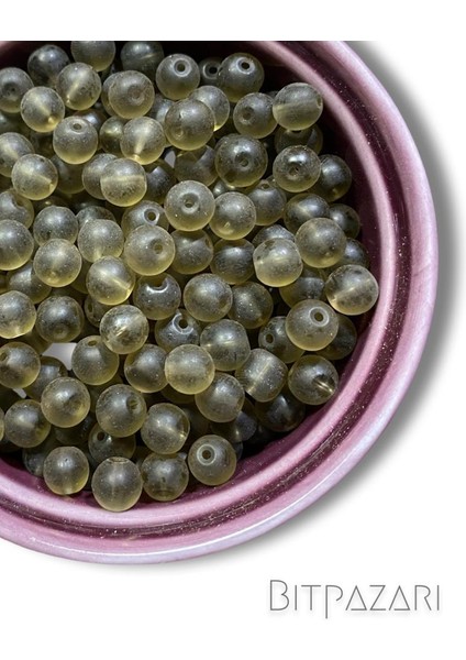 8 mm Cam Boncuk - Takı Boncuğu - Tesbih Boncuğu - Dekor Boncuğu - 50 Adet fiyatları