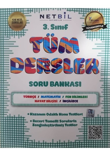 Netbil 3. Sınıf Tüm Dersler Soru Bankası - Yeni Baskı