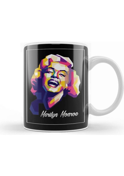 Marilyn Moonroe Kupa Bardak Porselen