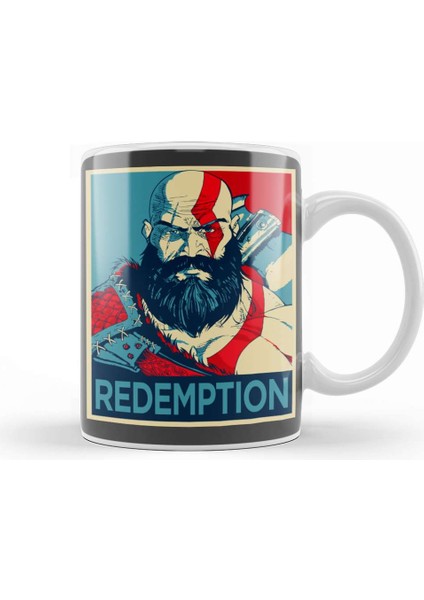 Kratos God Of War Kupa Bardak Porselen