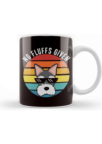 No Fluffs Given Scottish Terrier Dog Owner Dogs Breed Puppy Kupa Bardak Porselen