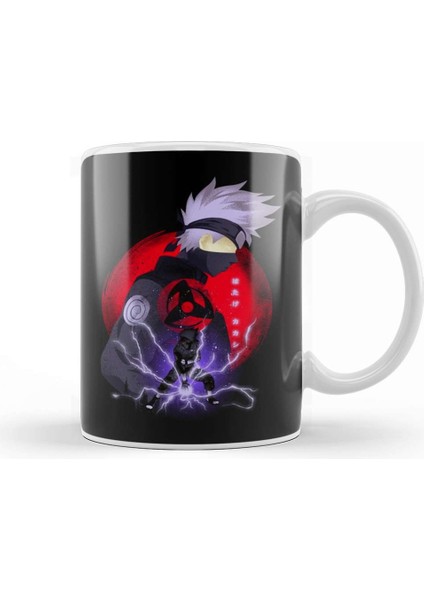 Kakashi Hatake Hero Of The Copy Wheel Eye Kupa Bardak Porselen