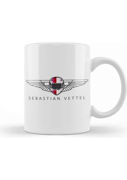 Sebastian Vettel Kupa Bardak Porselen