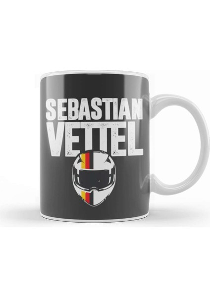 Sebastian Vettel 03 Kupa Bardak Porselen