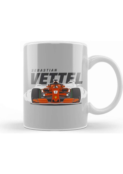 Sebastian Vettel 02 Kupa Bardak Porselen