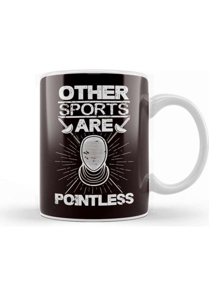 Fencing Sports Epee Rapier Saber Duel Sports Fight Fence Kupa Bardak Porselen