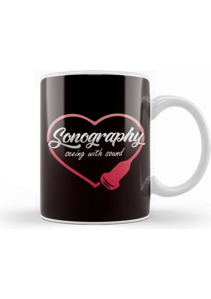 Sonography Seeing With Sound Ultrasound Echography Medicine Kupa Bardak Porselen