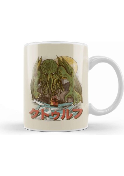 Fear Cthulhu Kupa Bardak Porselen