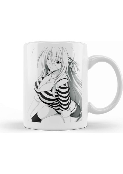 Ecchi Anime Highschool Rossweisse Kupa Bardak Porselen
