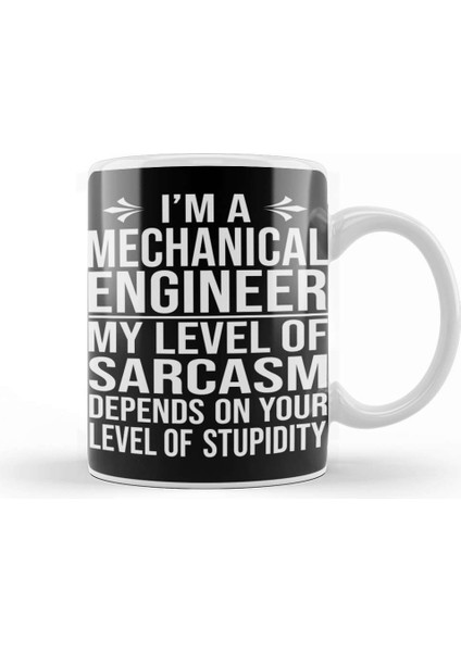 I Am A Mechanical Engineer 09 Kupa Bardak Porselen