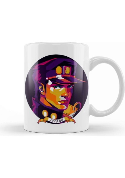 Jotaro Kujo Kupa Bardak Porselen