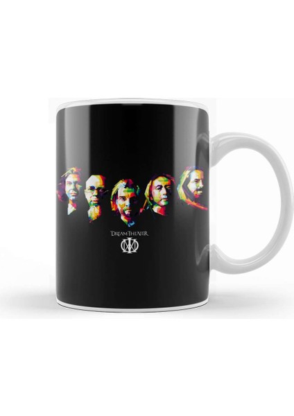 Dream Theater Pop Art Landscape Kupa Bardak Porselen
