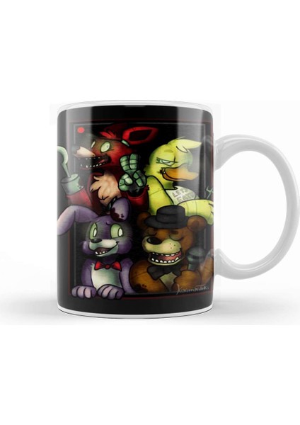 Five Nights At Freddys Fnaf Kupa Bardak Porselen