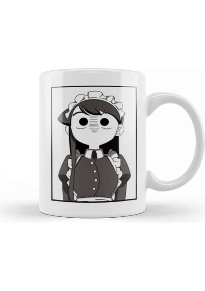 Komi San Cute Manga Kupa Bardak Porselen