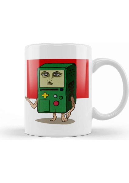 Hu Mo The Creepy Mo Adventure Time Bmo Kupa Bardak Porselen