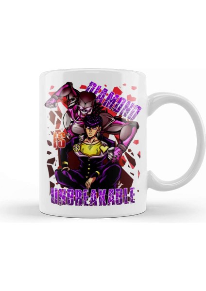 Jojo Bizarre Adventures Josuke Is Unbreakable Kupa Bardak Porselen